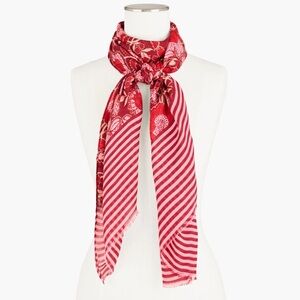 Talbots Majestic Blooms Oblong Scarf